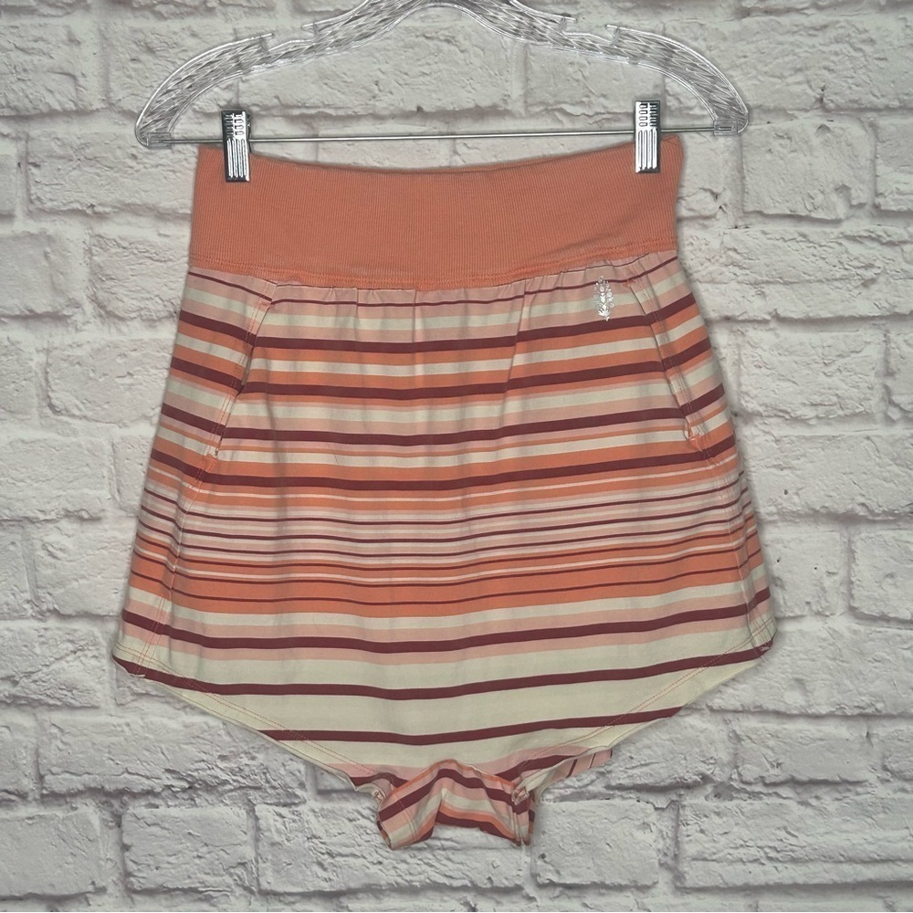 Free People Movement "Hot Shot Stripe" Shorts - Picture 6 of 14